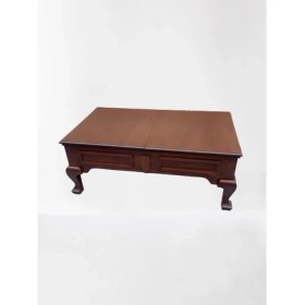 Resim Bengi Ticaret Orta Sehpa Satranç-Tavla Büyük Kayın Lükens Aslan Ayak El Yapım Yaka Nakış El Yapım 