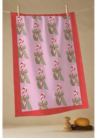 Resim Yılbaşı & Christmas Desenli Tek Taraf Baskılı 3'lü Mutfak Havlusu Kurulama Bezi Seti 60x40 Cm Çok Renkli 