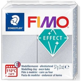 Resim Staedtler Fimo Effect Polimer Kil 817 Pearl Light Silver 