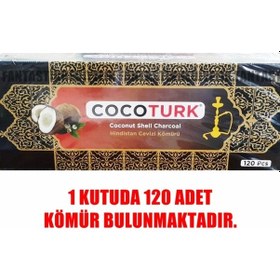 Resim Cocotürk Çakmakla Kolay Yanan Hindistan Cevizi Nargile Kömürü Köz (238615924) 