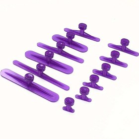 Resim 12 Adet Plastik Araba Göçük Onarım Aracı Büyük Çekici Sac Metal Çekici Veri Kurtarma Göçükler ve Çukurlar İz Bırakmadan Hızlı Emme 