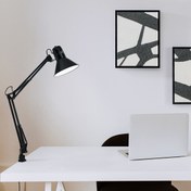 Resim Eglo Firmo E-27 Duy 1x40W Masa Lambası Siyah 