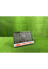 Resim Ktm Ready To Raca Uyumlu 3d Kabrtmalı Pleksi Motor Plakalığı 
