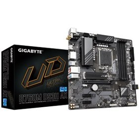 Resim GIGABYTE B760M DS3H AX, rev.1.0, 4xDDR5, 2xM.2, 2xDP, HDMI, Type-C, Wi-Fi 6E, Bluetooth v5.3, 12-13-14.Nesil, LGA1700 Soket, Anakart 