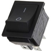 Resim Ac 250v 16a 4 Pinli Açık/kapalı G/ç 2 Pozisyonlu Dpst Snap-ın Tekne Salıncak Anahtarı 28x21mm 