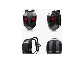 Resim Missidea Black Knight LED Işıklı Sırt Çantası Motorcu Çantası Büyük Boy 