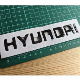 Resim Hyundai Piano Black Bagaj Yazısı 3m 3d Abs Hyundai Excel 