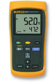 Resim FLUKE 52 II ÇİFT GİRİŞLİ DİJİTAL TERMOMETRE 