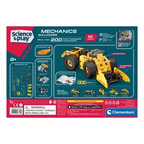 Resim Clementoni Mekanik Laboratuvarı Buldozer - 8+ Yaş 