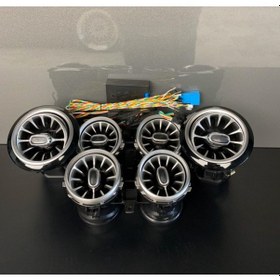 Resim Mercedes E Serisi 2018+ W213 64 Renk Ön Havalandırma Menfez Seti 