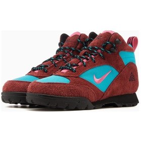 Resim Nike Acg Torre Mid Waterproof Unisex Shoes Bilekli Su İtici Hakiki Deri Trekking Outdoor Ayakkabı Bordo 