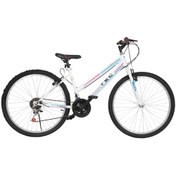 Resim Tec Eros 24" Jant 21 Vites V-fren Beyaz-pembe Dağ Bisikleti 