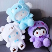 Resim 1 adet Sanrio Serisi - Hello Kitty, Melody, Puding Köpek, Pom-Pom, Siyah Kedi ve Bochaco dahil - Yumuşak Malzemeler ve Minderler, Evrensel Köpek Oyuncağı, Pil Gerektirmez 