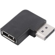 Resim Dp1.4 8K Erkek Displayport Kadın Hdr Dirsek Dönüştürücü Adaptörü 