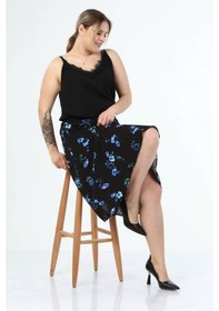Resim Myline Arka Bel Lastikli Çan Etek (538652389) 