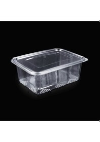 Resim 2000 Gr Plastik Kapaklı Sızdırmaz Kap 10 Adet 