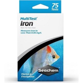 Resim Seachem Multitest Iron Demir Testi 75 Ölçüm 