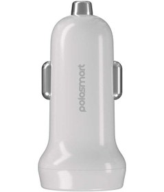 Resim Polosmart Pbs102 2 Usb'li Araç Şarj Cihazı Beyaz 