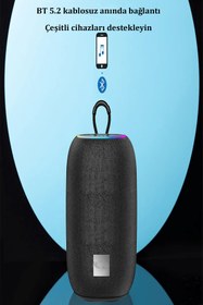 Resim Genel Markalar Earldom A27 RGB Işıklı Süper Baslı Bluetooth Kablosuz Hoparlör 