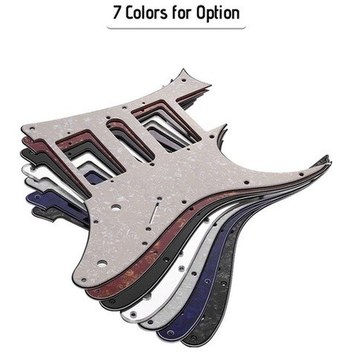 Jeehugo Elektro Gitar Bakır Devre Korumalı Arka Kapak, Pvc Malzeme, Yay Deposu Paneli, Siyah Vidalı Değil