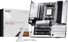 Resim MSI MB PRO B850M-A WIFI PZ AM5 DDR5 8200MHZ(OC) 4X PCI-E X16 HDMI DP 2X M.2 USB 10GBS 5G LAN WI-FI 7 MATX 