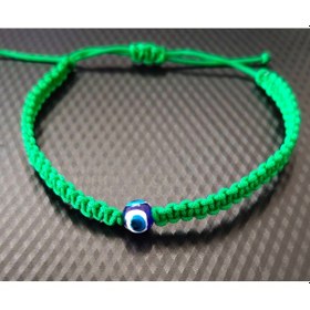 Resim Nazar Boncuğu Örgülü Bileklik 