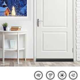 Resim Eryatex 3 Adet Kapı Altı Rüzgar Önleyici Stoper Isı Yalıtım Süngeri Böcek Soğuk Gürültü Önleyici Sünger Kapı Altı Sünger 