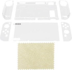 Resim Anahtar için Oyun Konsolu Koruyucu Kapak, PC Şeffaf Gamepad Shell Kılıf Ekran Koruyuculu Gamepad Shell Kapak Anahtarı için 