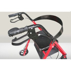 Resim Ekonomik Rolatör Tekerlekli Rollator Yürüteç Hasta Yaşlı Yürüteci P580 