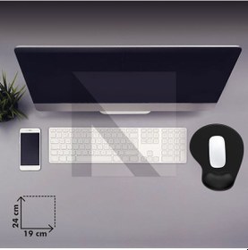 Resim MP01 - Siyah Elips Bilek Destekli Konforlu Kaymaz Taban 