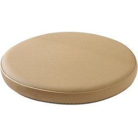 Resim Suntek Tatami Minder Pu Deri 36 Cm Kaymaz Yuvarlak Oturma Minderi Bej 