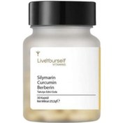 Resim LIVE YOURSELF Silymarin Curcumin Berberin 30 Kapsül 