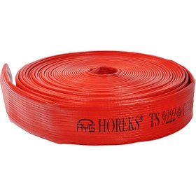 Resim KKDAVM 2½" İÇİ DIŞI KAPLAMALI KIRMIZI 20 METRE YANGIN HORTUMU TS 9222 SERTİFİKALI 