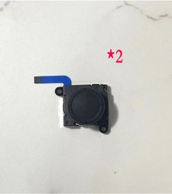 Resim 2 Adet Siyah-gamepad Joystick Oyun Aksesuarları 3d Joy Con Nintendo Switch Lite Bakım Oyun Kontrolörlerinin Değiştirilm 