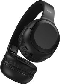 Resim Buff BF25 Bluetooth 5.3 Kulaküstü Kablosuz Kulaklık, 35 Saat Çalma Süresi, Güçlü Bass, 300mAh Batarya (Black) 