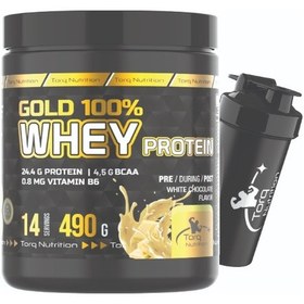Resim Torq Nutrition Gold Whey Protein Beyaz Çikolata Aromalı 490 Gr 