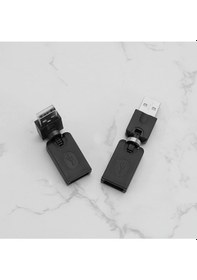 Resim Usb M To Usb F Köşe Aparatı Hdx1357 Saga Ve Sola Eğilir 1 Adet 