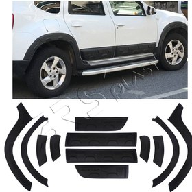 Resim ServetDizaynOto Dacia Duster Uyumlu 2010-2017 Abs Damalı Dodik Seti 12 Parça 