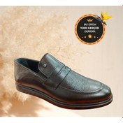 Resim Daniel Ruffo S-60 Hakiki Deri Kaymaz Erkek Klasik Ayakkabı Kahve 