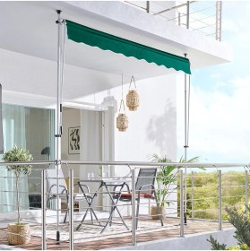 Resim Evinizin Atölyesi Teleskopik Tente Yeşil 300X130 cm 