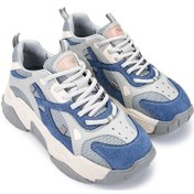 Resim Tamer Tanca Kadın Vegan Gri Sneakers & Spor Ayakkabı 936 65137 Bn Ayk Sk24-25 Grı/mavı Gri - Mavi 