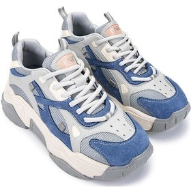 Resim Tamer Tanca Kadın Vegan Gri Sneakers & Spor Ayakkabı 936 65137 Bn Ayk Sk24-25 Grı/mavı Gri - Mavi 