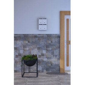 Resim Rafineri Tasarım Posta Kutusu Kilitli Sistem Beyaz 4'lü 