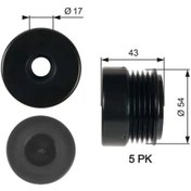 Resim GATES OAP7031 Uyumlu Alternator Kasnagi 