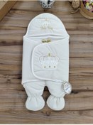 Resim Tomuycuk Bebek Kundağı Unisex Bebek Dış Kundak Battaniyesi Hastane Çıkışı Kundak Hediyelik 