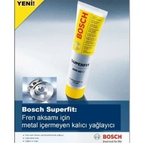Resim Bosch 5000000150 Superfit Fren Aksamı Mineral Yağlayıcı 100ML Tüp Gres Yağ 