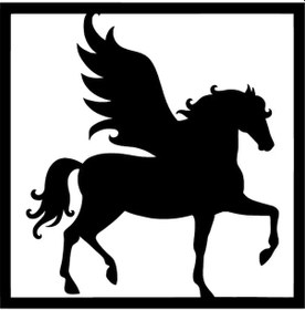 Resim Byr002 Unicorn Çerçeve Sticker Oto Motor Laptop Duvar Folyo Sticker 25x25 Cm Efsngrck 