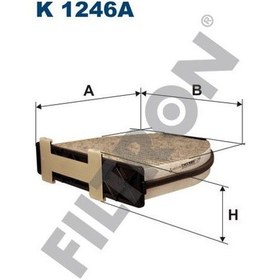 Resim FILTRON K1246A POLEN FİLTRESİ MERCEDES C SERİSİ (W204-S204)-CLS S 