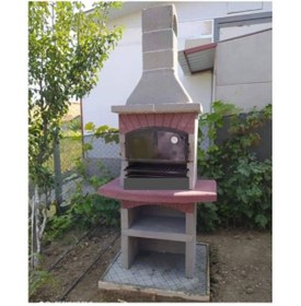 Resim Mangal Barbekü 75 Lik Fırınlı Model 