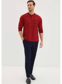 Resim 3'lü Penye Roblu Patlı Pijama Takımı 001 